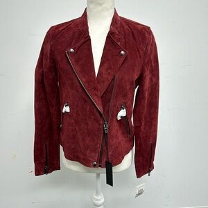 NWT BLANK NYC SUEDE MOTO JACKET
